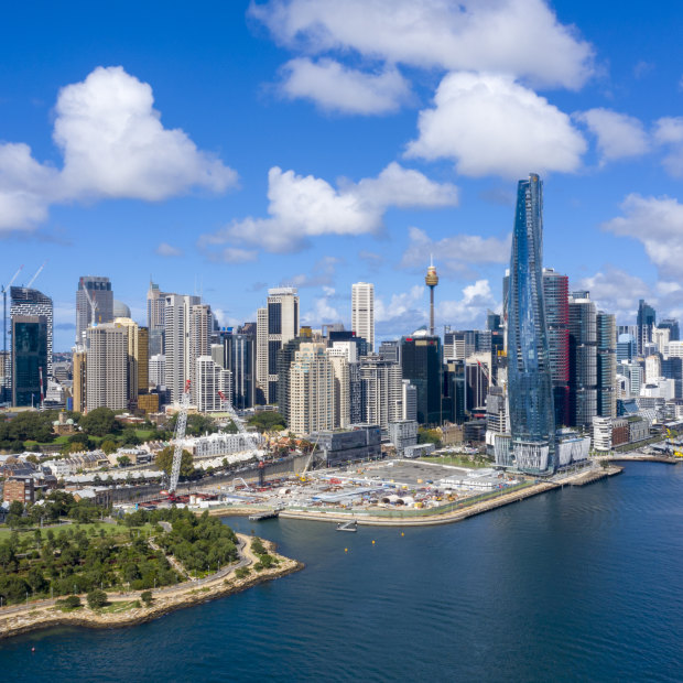 The beleaguered Central Barangaroo project is the final stage of the massive foreshore renewal project.