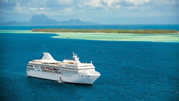 The lagoons of French Polynesia are more accessible in custom-built small ship Gauguin.