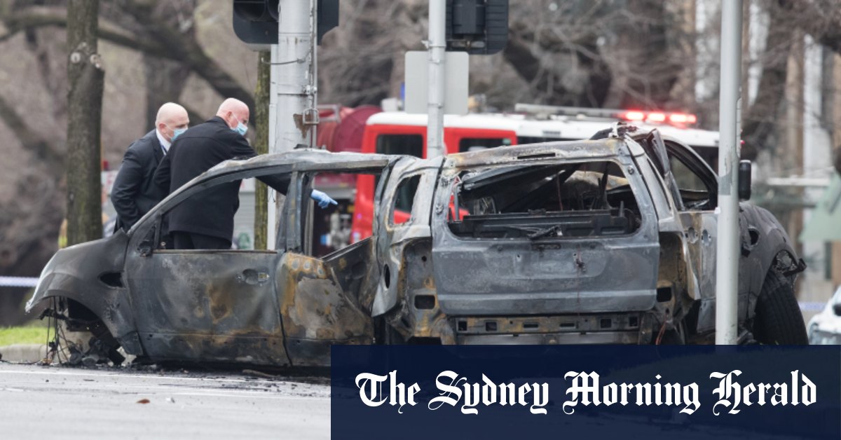 Flemington road crash Two children, woman killed in fiery city crash