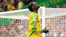 Toure reacts after missing a shot against Burnley