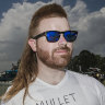 Bonded by mullets were Adam Bezzina from Blacktown in Sydney and James Barraclough from Griffith. 