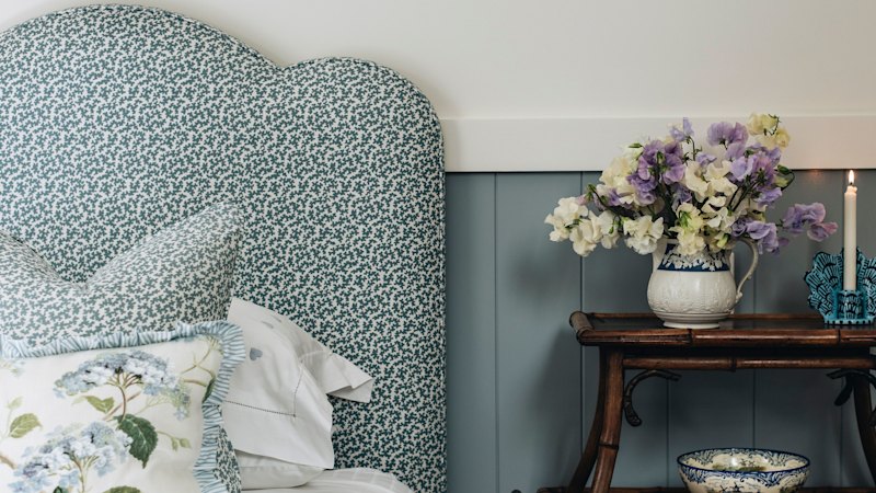 Tips on mixing bold patterns and florals while keeping a room feeling calm