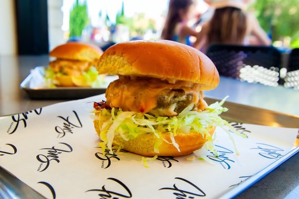 Tuna cheeseburger: a stand-out dish.