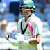 Marnus Labuschagne walks off after being dismissed in Cape Town on day two.