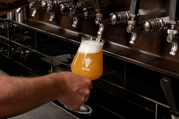 There are 24 taps to choose from at Mr West.