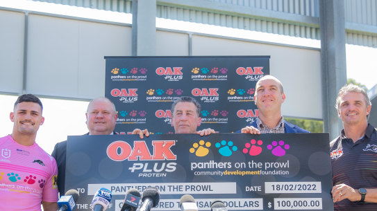 Panthers On The Prowl will grace the front of the Penrith jersey for next Saturday’s trial against Parramatta.