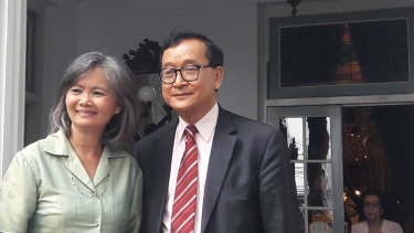 Exiled Cambodian opposition leaders Mu Sochua and Sam Rainsy travelled to Jakarta in April to step up pressure on regional governments over the conduct of Cambodian Prime Minister Hun Sen.