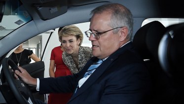 Scott Morrison isn’t driving a policy on electric vehicles.