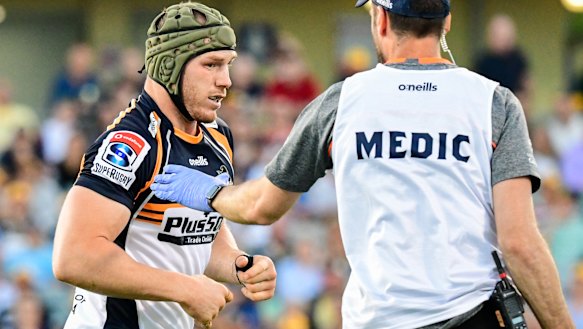 David Pocock was among the players injured during the Wallabies fitness camp in January. 