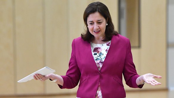 Premier Annastacia Palaszczuk said the state was focused on economic recovery. (File photo)