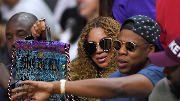 Superstars Beyonce and Jay-Z  are  art lovers - their collection  includes two of the works by Napangati.