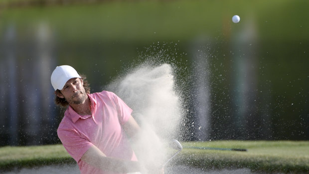 Last chance saloon: victory at San Antonio this week is Aaron Baddeley's only hope of a Masters start.
