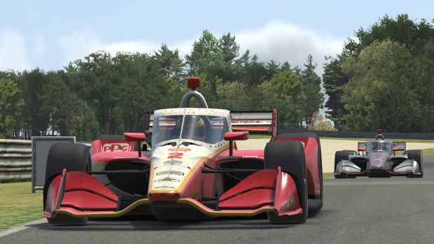 Scott McLaughlin won the virtual race.