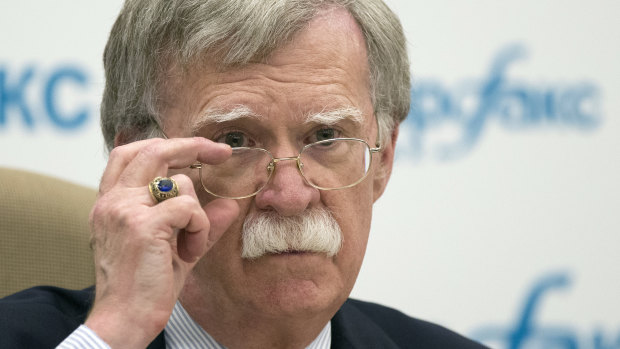 US National security adviser John Bolton has taken a hawkish line on North Korea in the past.