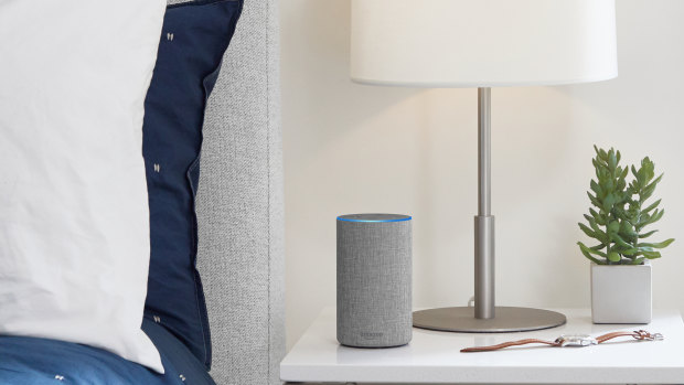Amazon's Echo waits for a 'wake word' before it begins recording.