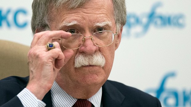 US National security adviser John Bolton has taken a hawkish line on North Korea in the past.