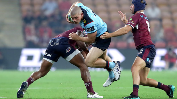 Carlo Tizzano’s performance was a highlight for the Waratahs in round one.