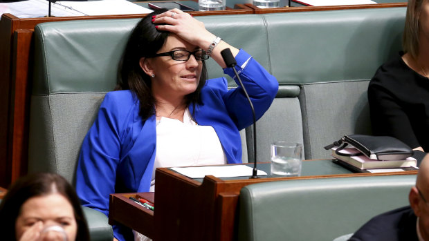On leave: embattled Labor MP Emma Husar.