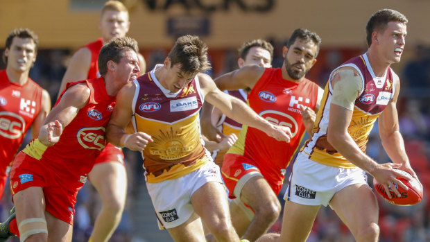 Brisbane Lions coach Chris Fagan says the Suns 'make everything a contest'.