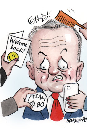 It was always going to be hard for Bill Shorten to adjust to post-leadership life. Illustration: John Shakespeare