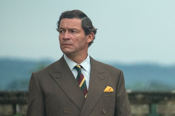Dominic West had some dining lessons to learn when he played Prince Charles in The Crown. 