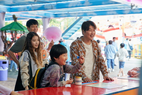 Broker, starring Parasite’s Song Kang-ho (right), is another of Hirokazu Kore-eda’s variations on the idea of family.