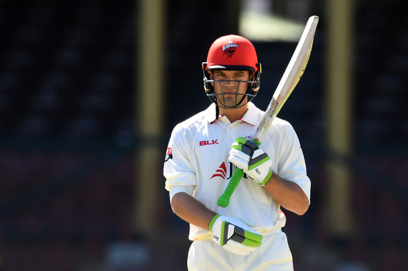 Alex Carey will be a key for South Australia in this week’s Sheffield Shield final.