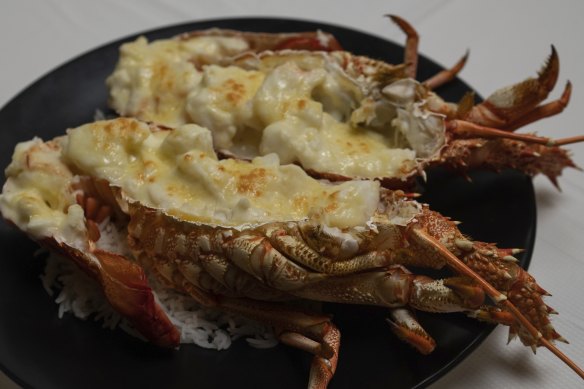 The crayfish mornay at RTS Seafood Restaurant.