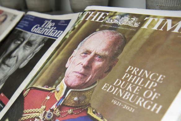 Prince Philip’s death has attracted headlines all over the world.
