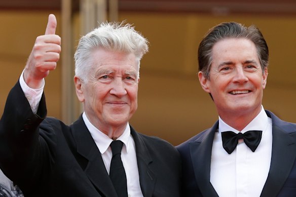 David Lynch and MacLachlan at the 2017 Cannes Film Festival: “If David’s the mothership … I’m the little submersible ... who’s carrying the audience through these worlds he’s created.”