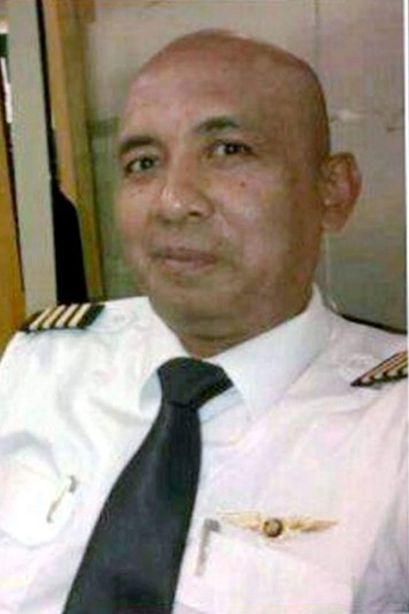 The flight’s pilot, Captain Zaharie Ahmad Shah.