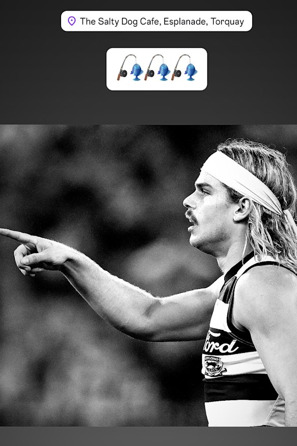 Smith suggested on Instagram that his former captain, Marcus Bontempelli, took the bait ahead of their first clash as rivals.