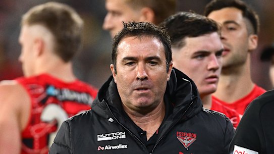 Não há fim à vista para a dor que Brad Scott e os Bombers estão sentindo agora.