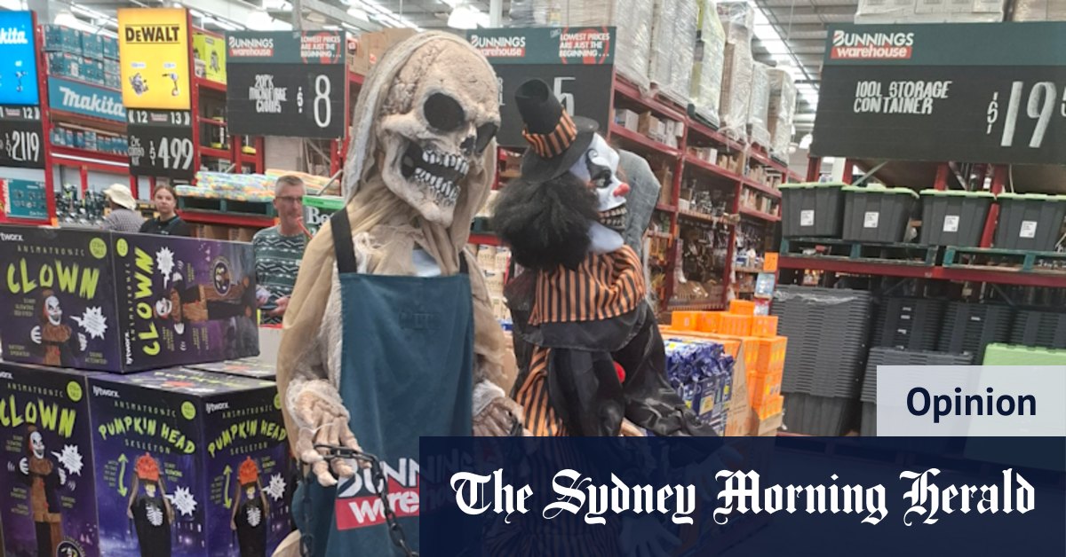 My child’s Halloween horror story – at Bunnings