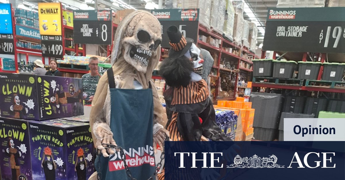 My child’s Halloween horror story – at Bunnings