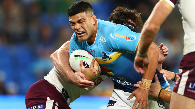 Penrith’s secret meeting with Titans back-rower David Fifita
