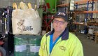 Farmer and mouse bait producer  Mark Schilling. 