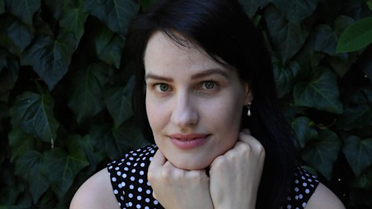 Sarah S escaped sex trafficking in 2020 and did not know she was a victim of modern slavery until she tried to flee and was told she owed $25,000. Sarah is now the Lived Experience Advisor to the Office of Anti-Slavery Commissioner. The UN Special Rapporteur on contemporary forms of slavery is in Australia conducting a country assessment that will deliver its interim findings tomorrow to the government. Sydney, NSW. November 26, 2024. Photo: Kate Geraghty