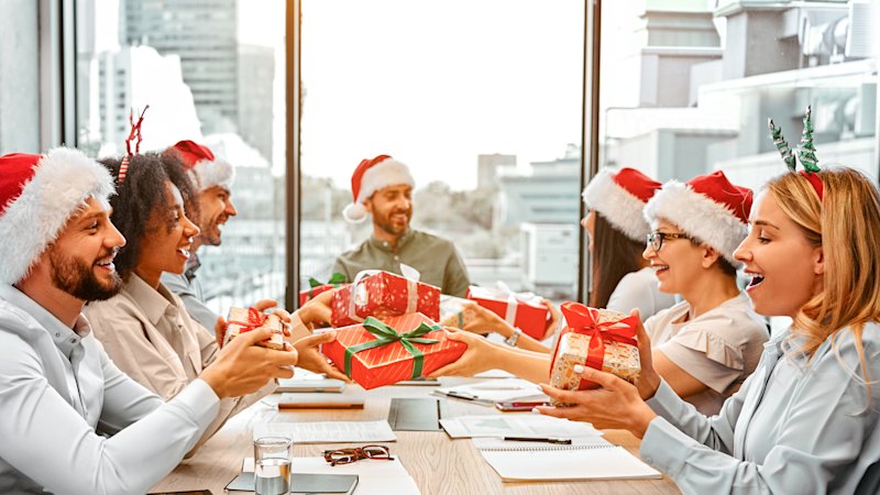 I tried to find the genius inventor of Secret Santa to say thank you