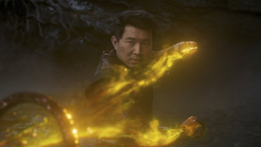Simu Liu, pictured as Shang-Chi, says there is a double standard for Asian-American actors: “There’s always this idea that we’re only as good as our martial arts.”