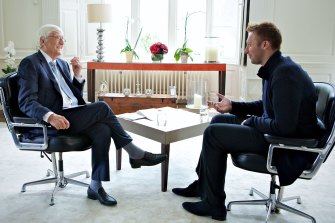 Michael Parkinson’s interview with Ian Thorpe in 2014, in which the Olympian came out as gay and discussed alcohol abuse problems.