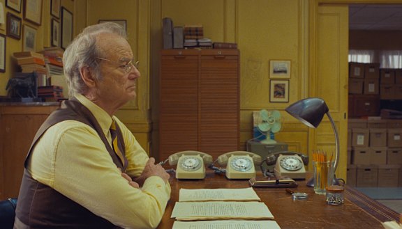 Awaiting a release date: Bill Murray in The French Dispatch.