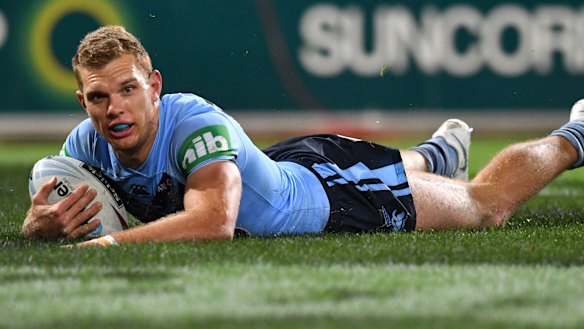 Shining light: Tom Trbojevic was a standout for New South Wales.