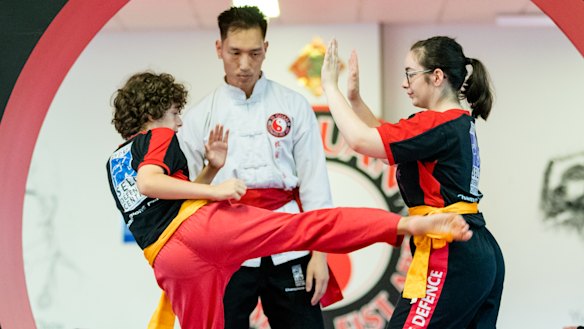 Siblings Nikita and Marcus believe self-defence is a great anti-bullying tool. 