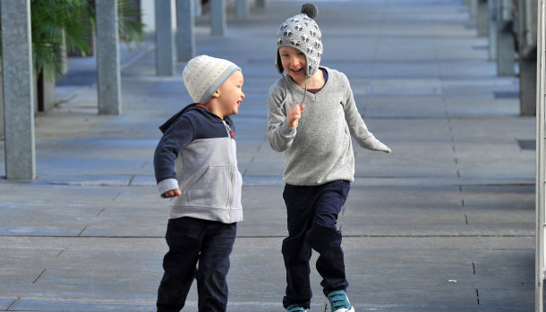 Jumpers and beanies have started making an appearance around Brisbane as winter comes a week early. 