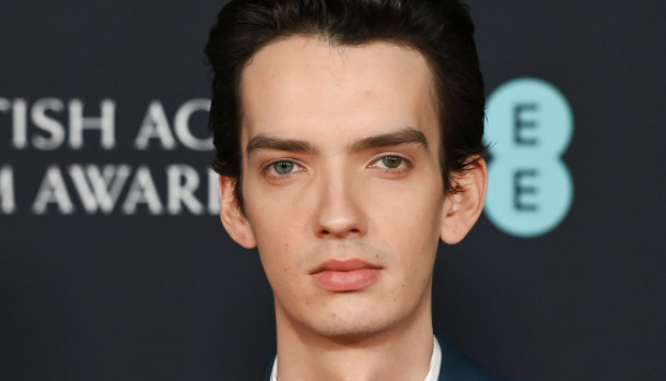 Kodi Smit-McPhee at the awards, where he was nominated for The Power of the Dog. 