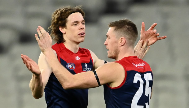 Ben Brown and Tom McDonald might no longer both fit in Melbourne’s best side.