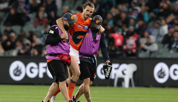 GWS Giants lost the second-most games to injury last year.