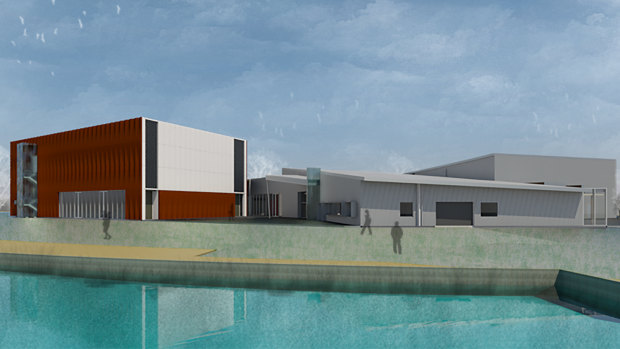 An artist's impression of the upcoming $15 million upgrade to the Belconnen Arts Centre 