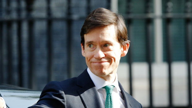 Rory Stewart, then-UK international development secretary, arrives for a weekly meeting of cabinet ministers at number 10 Downing Street in London.